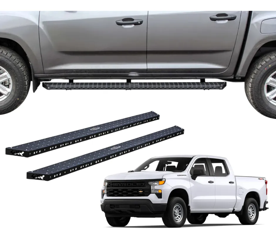 Estribos Chevrolet Silverado 2019-2024 Doble Cabina Negro - Image 1