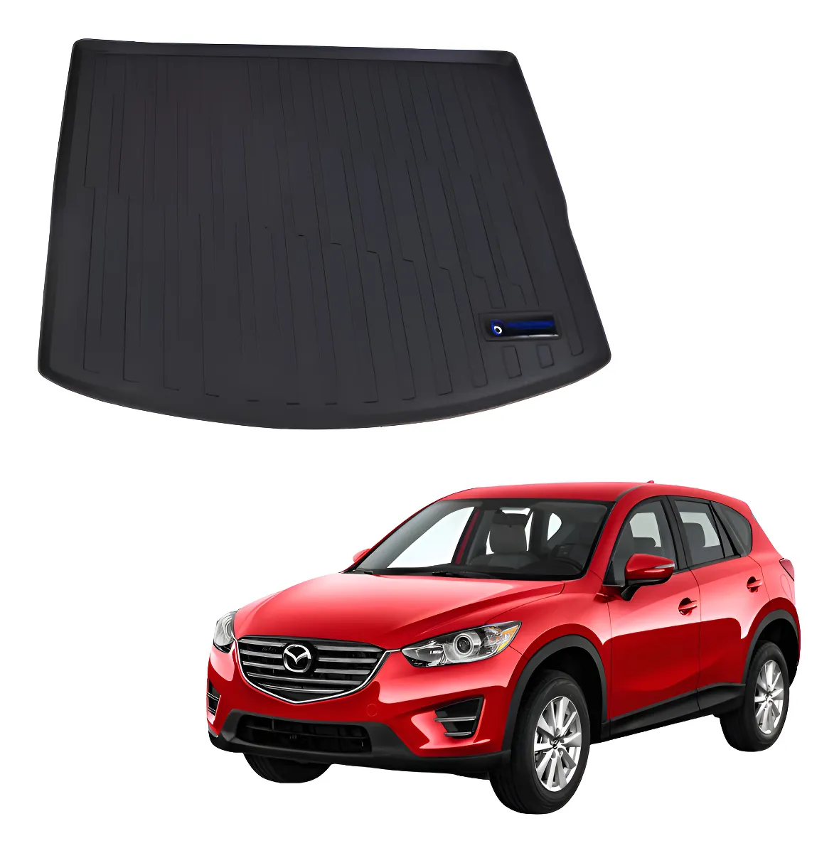 Tapete De Cajuela Tipo Bandeja Para Mazda Cx 5 2013 A 2016 Negro - Image 1