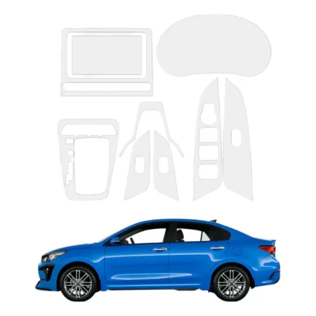 Kit Completo De Proteccion Ppf Para Kia Rio Sedan 2023