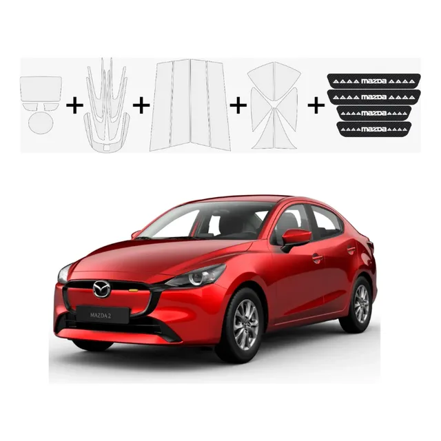 Kit Car Ppf Y Fibra De Carbono Mazda 2 2024 - Image 1