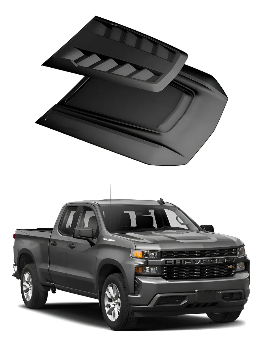 Toma De Aire Cofre Airdesign Chevrolet Silverado 2019 - 2025 - Image 1