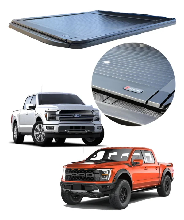 Tapa De Batea Retractil Electrica Para F150 Lobo 2015 - 2023