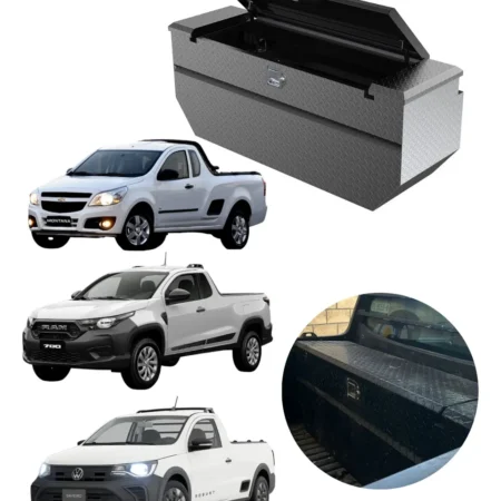 Caja Herrmientas Saveiro 2010 - 2024 C/laterales Fijos Cab/s