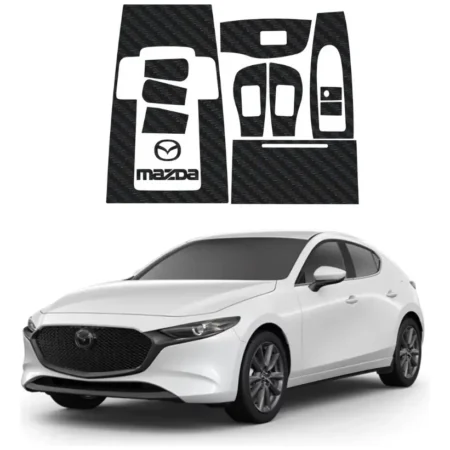 Sticker Protector De 4 Puertas Y Panel Central Mazda 3 2020