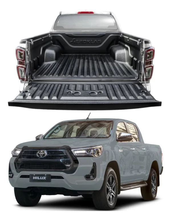 Bed Liner Sobre Riel Toyota Hilux 2016 - 2023 Doble Cabina