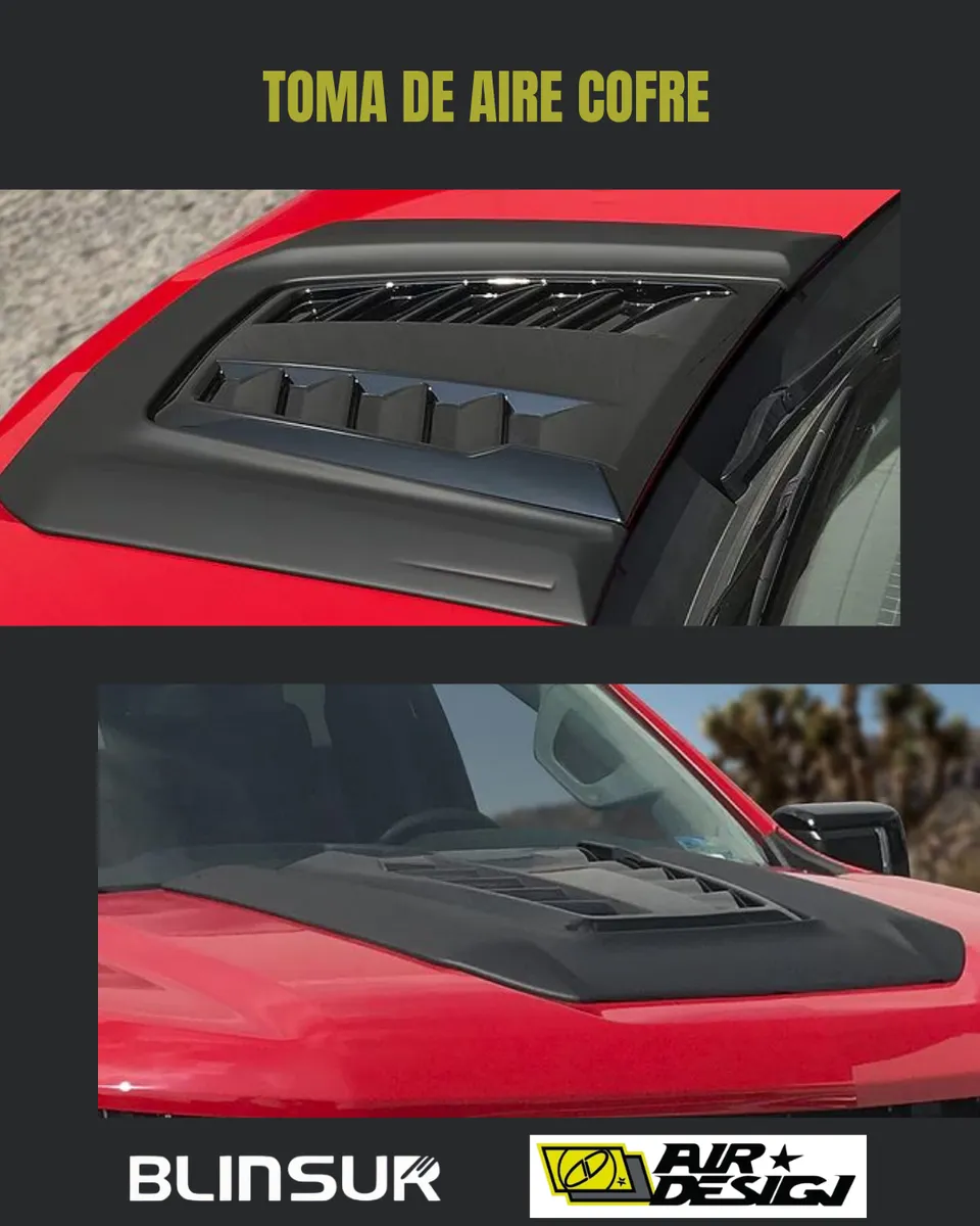 Toma De Aire Cofre Airdesign Chevrolet Silverado 2019 - 2025 - Image 2