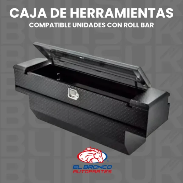 Caja Herramientas Para Toyota Hilux 2005 - 2022 C/ Roll Bar.