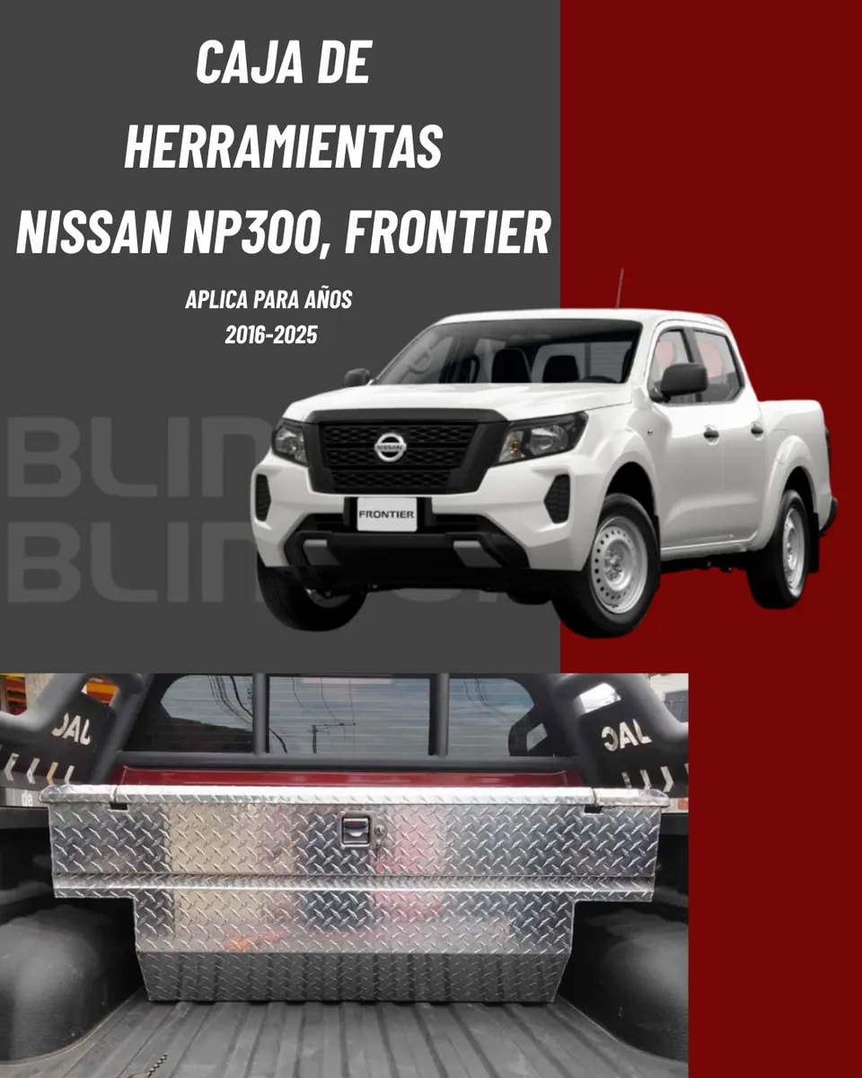 Caja De Herramientas Nissan Frontier 2016-2024+ C/resaques - Image 2