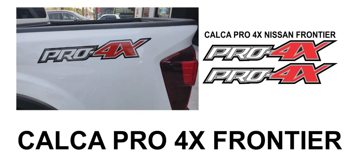Stickers Calcomania Nissan Frontier Pro4x 2020 - 2023 Vinil - Image 2