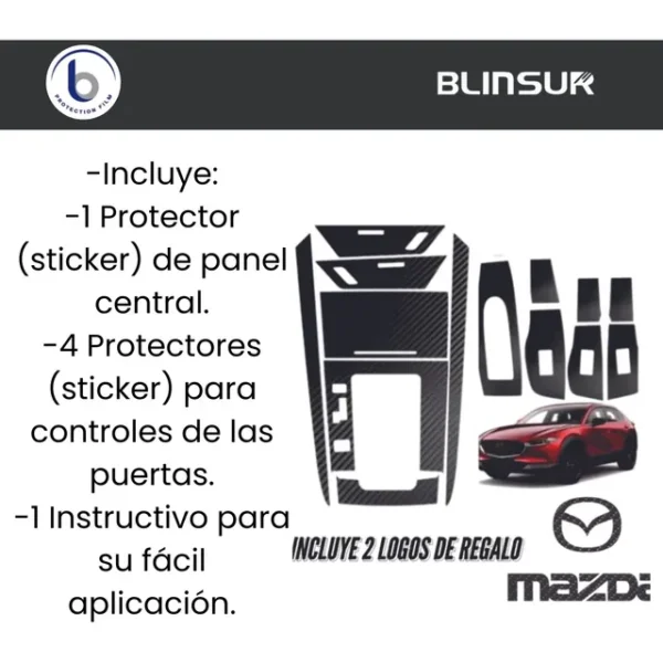Protector 4 Puertas Panel Central Mazda Cx30 2018-2021