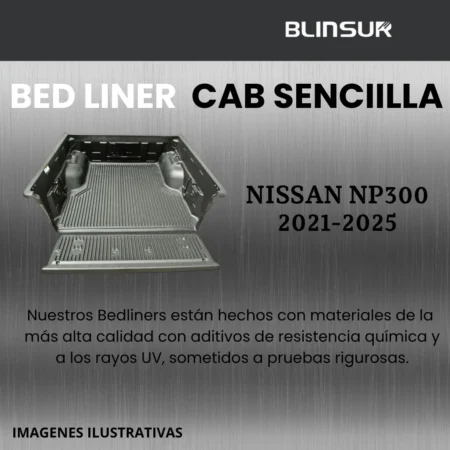 Bedliner Ruggedliner Para Np300 2021-2024 Cabina Sencilla - Image 2