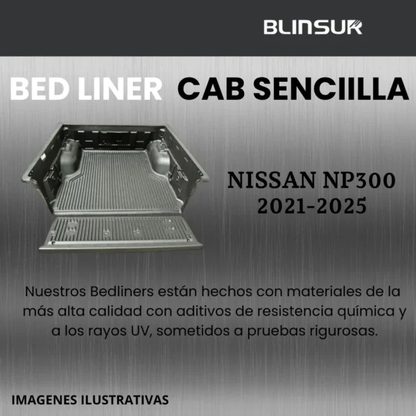 Bedliner Ruggedliner Para Np300 2021-2024 Cabina Sencilla