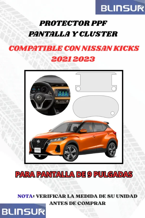 Proteccion Pantalla Y Tacometro Nissan Kicks 2023