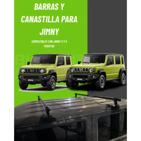 Juego Canastilla Porta Equipaje Y Barras Suzuki Jimny 2021 - Image 2