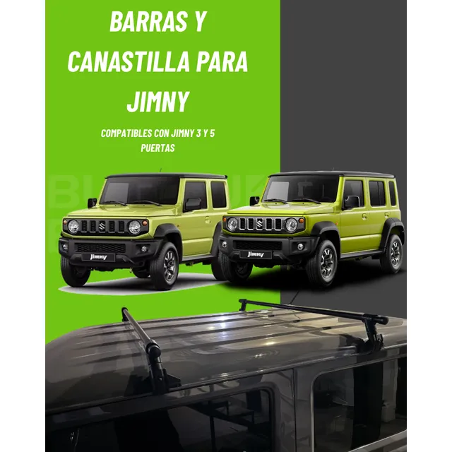 Juego Canastilla Porta Equipaje Y Barras Suzuki Jimny 2021 - Image 2