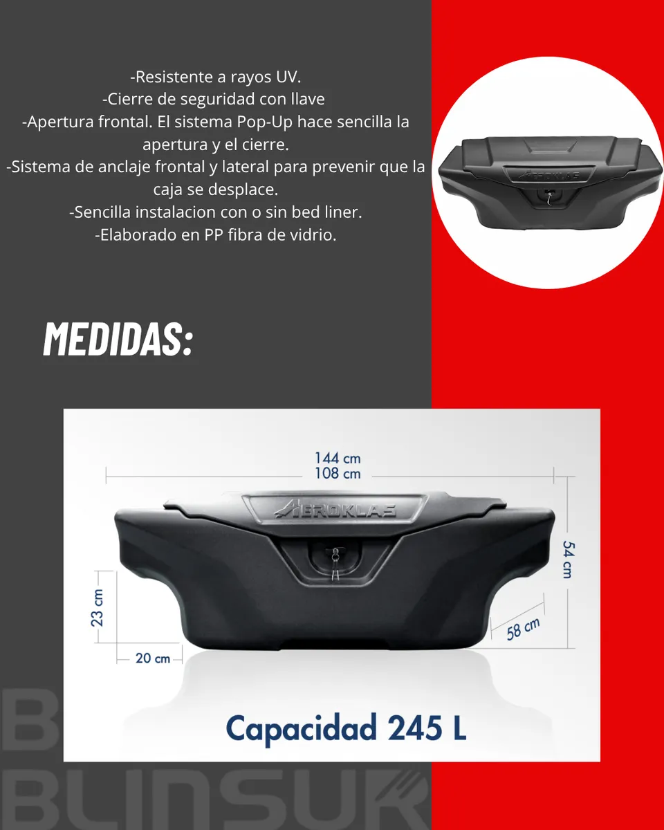 Caja De Herramientas Gravity Nissan Np300 Frontier 2016-2022 - Image 3