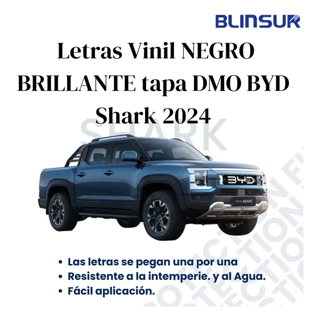 Letras Negro Brillante Tapa Dmo Byd Shark 2024 - Image 3