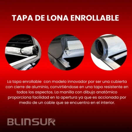 Tapa De Lona Enrollable Para Byd Shark 2025 C/roll Bar - Image 3
