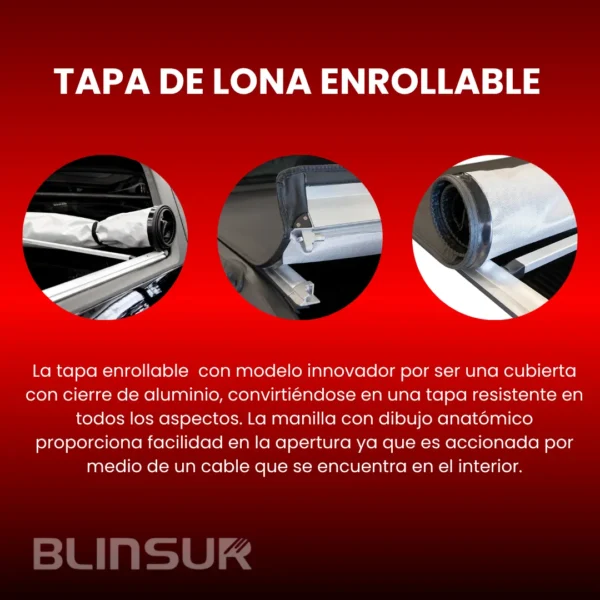 Tapa De Lona Enrollable Para Byd Shark 2025 C/roll Bar