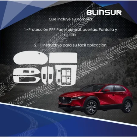 Kit Completo Sticker 4 Puertas/panel Central Mazda Cx5 2024 - Image 3