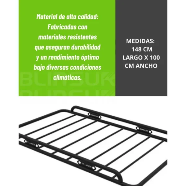 Juego Canastilla Porta Equipaje Y Barras Suzuki Jimny 2021