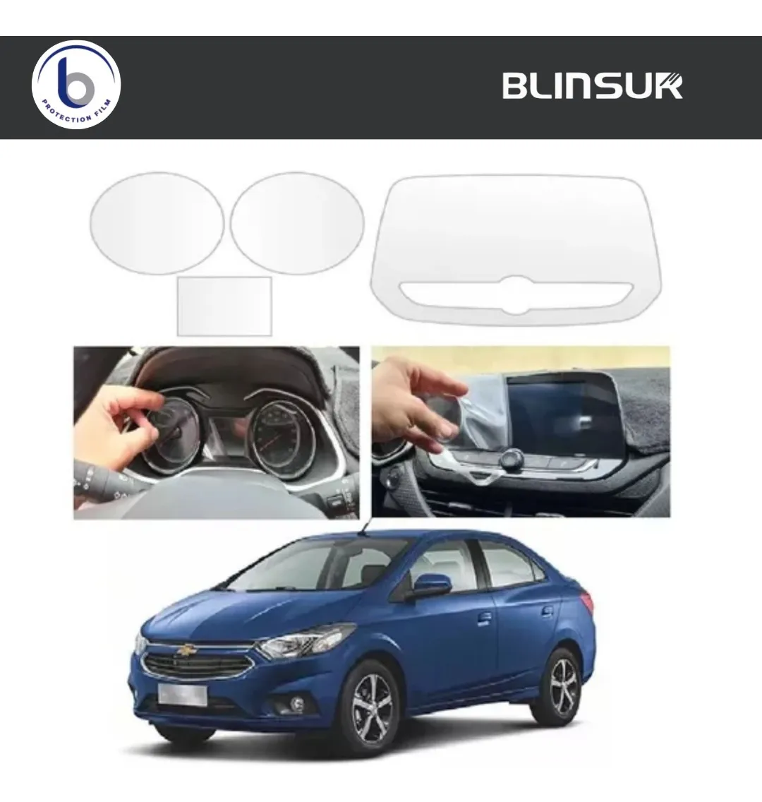 Protector Mica Pantalla Y Cluster Chevrolet Onix 2022 2023 - Image 4