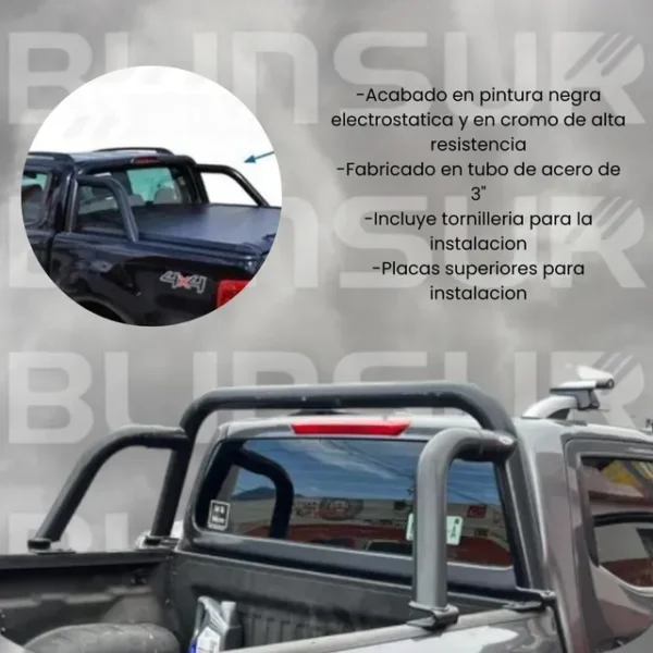 Roll Bar Pasamanos Ford Lobo F150 1998 1999 2000 2001 Bronco