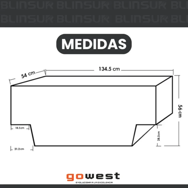 Caja De Herramientas Tromso Volkswagen Saveiro 2010-2017