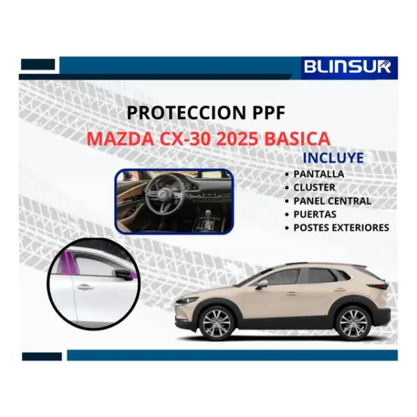 Kit Proteccion Ppf  Para Mazda Cx-30 2025