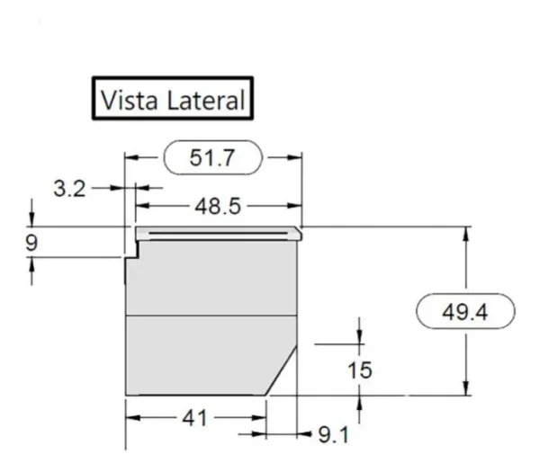 Caja Herrmientas Tipo Baul C/resaques Ram 700 Reg 2021-2025