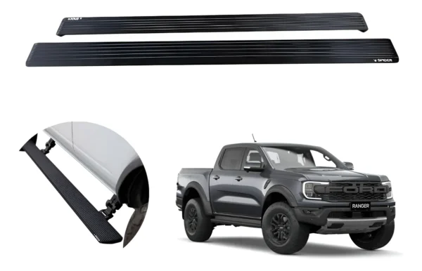Estribos Electricos Para Ford Ranger 2023-2024 Dob Cab Negro