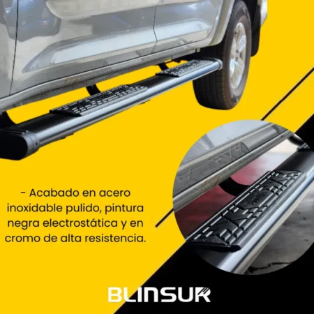 Estribos Bronx Para Ford Super Duty 2025 Cabina Sencilla Negro - Image 3
