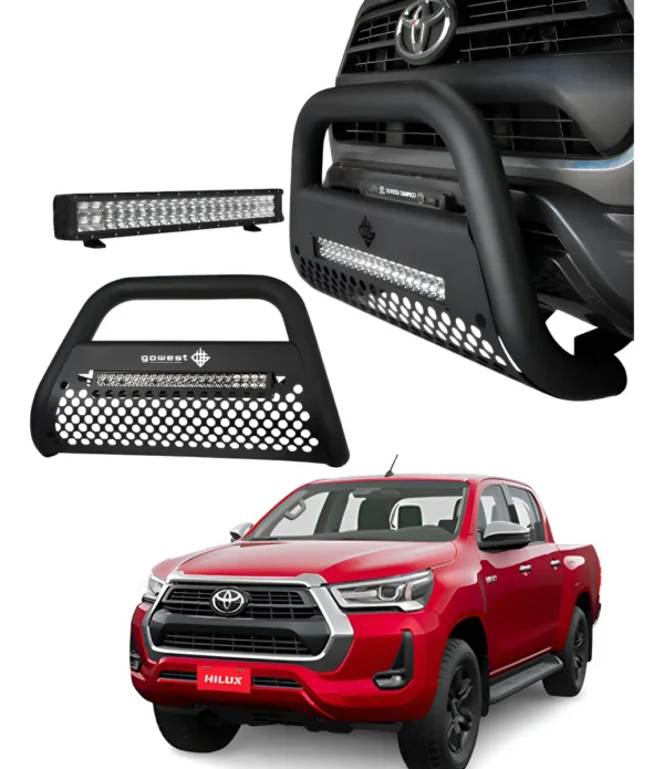 Burrera Ultra Bar Toyota Hilux 2016 -2022 Con Barra Led