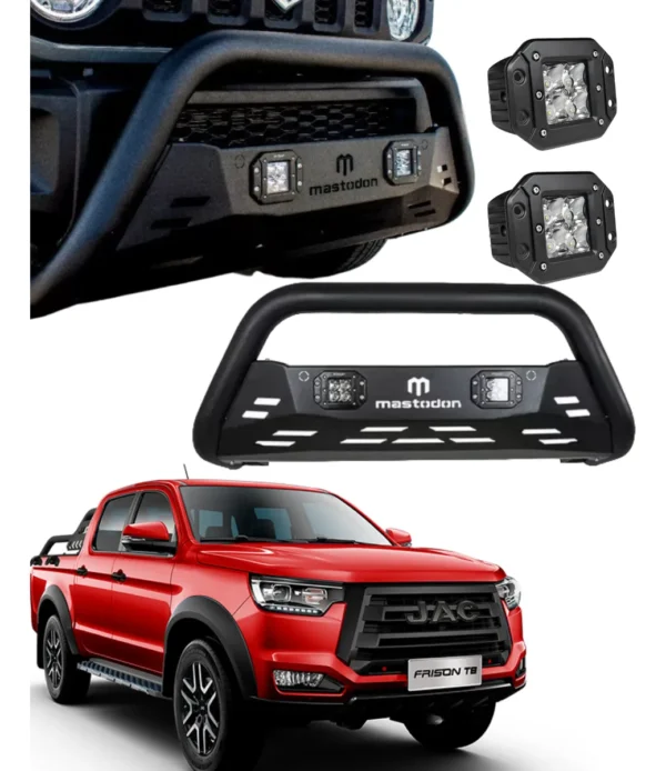 Kit Burrera Rage Para Jac Frison T8 2020 - 2024 + 2 Luz Led