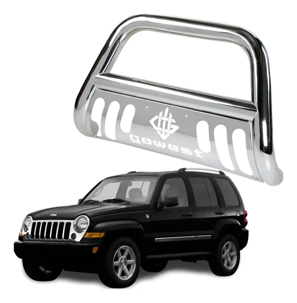 Burrera Protector Bar Cromada Jeep Liberty 2002 - 2004