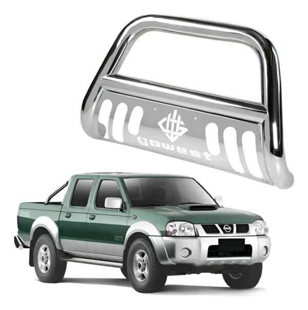 Burrera Protector Bar Cromada Nissan D22 Gasolina 2009-2015