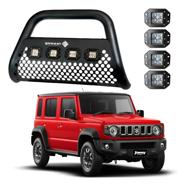 Kit Burrera Ultra Bar Suzuki Jimny 2021 - 2024 + 4 Faros Led