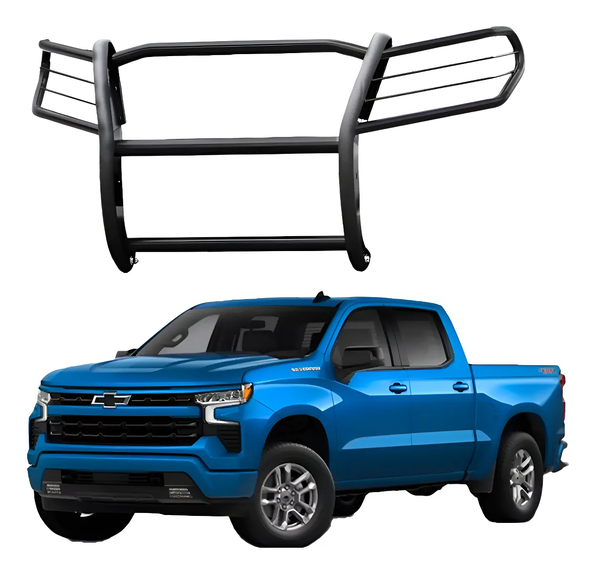 Burrera Euroguard Negra Para Silverado / Cheyenne 2023 + - Image 1