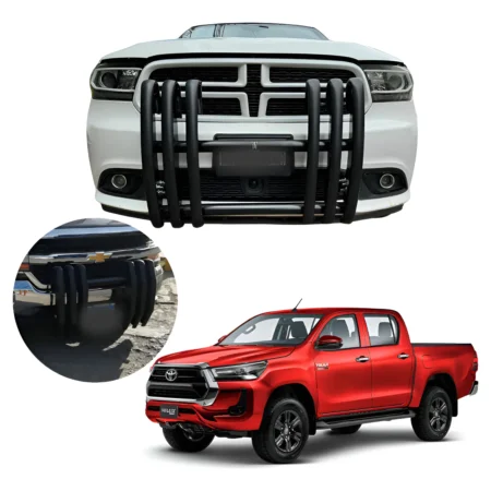 Defensa 3 Topes Tipo Escolta Para Toyota Hilux 2015 - 2024