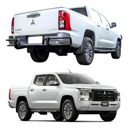 Bumper Trasero Compatible Con Mitsubishi L200 2025