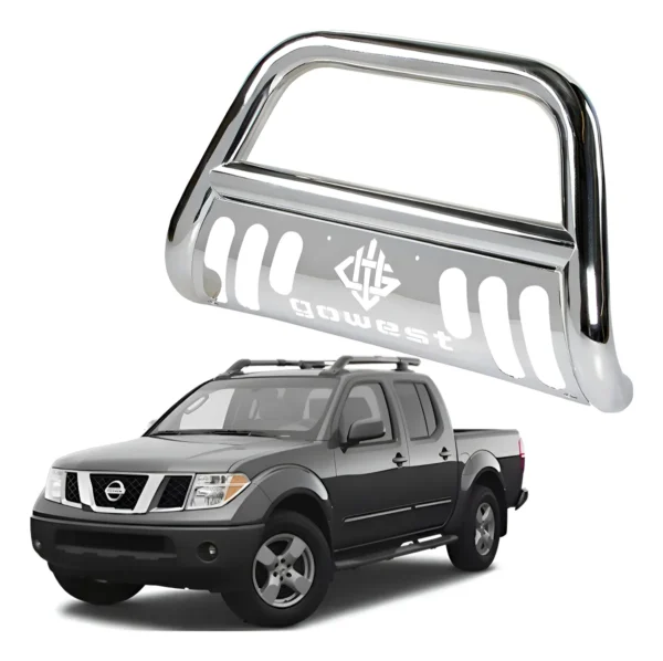 Centro De Burrera Protector Bar Cromada Frontier 2001 - 2007