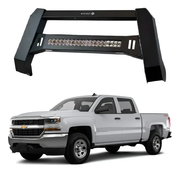 Burrera Baja Bar Chevrolet Silverado 2007 - 2018 Negra