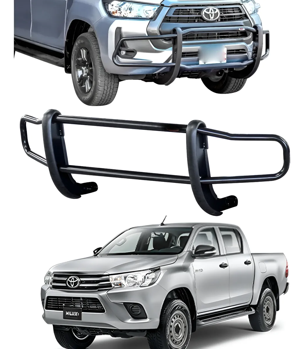 Bumper Delantero Eurobumper Toyota Hilux 2016-2022 Pintado - Image 1