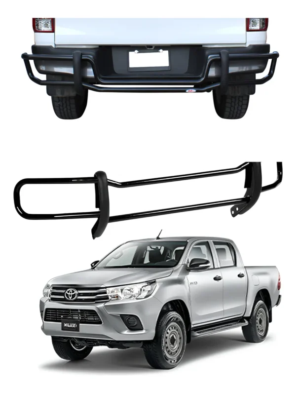 Burrera Eurobumper Traseron Para Toyota Hilux 2016 - 2024