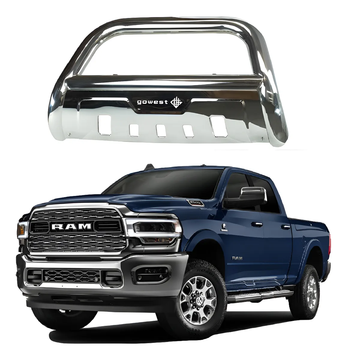 Burrera Max Bar Ram 2500 Y 4000 Heavy Duty 2019 - 2022 Cromo - Image 1