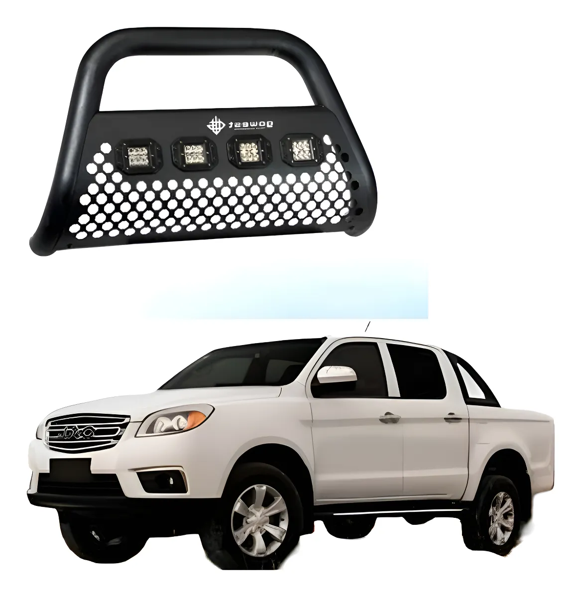 Burrera Ultra Bar Jac Frison T6 2020-2023 4 Faros Off Road - Image 1