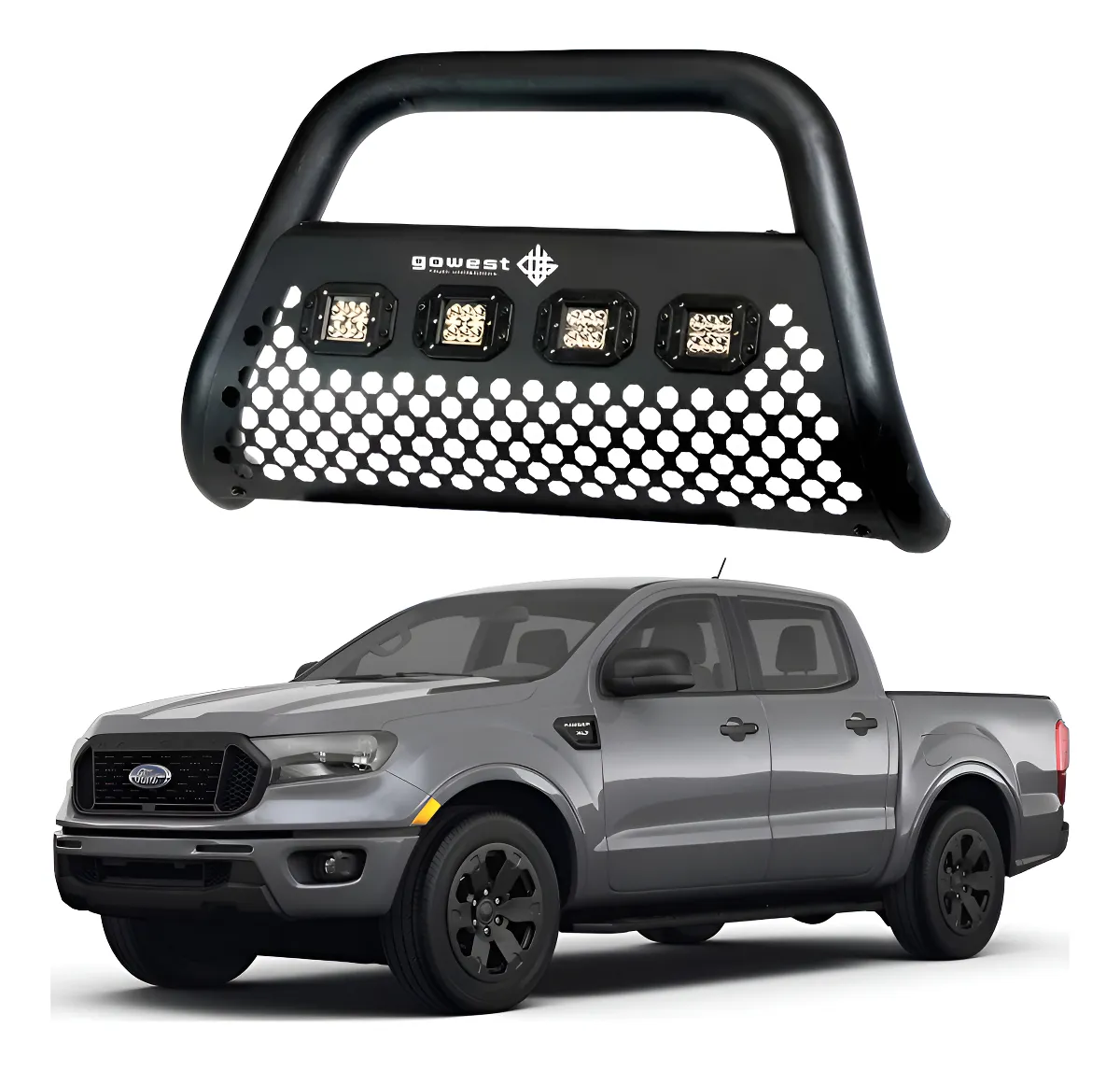 Burrera Tumbaburros Ultra Bar 4 Faros Ford Ranger 2013-2022 - Image 1