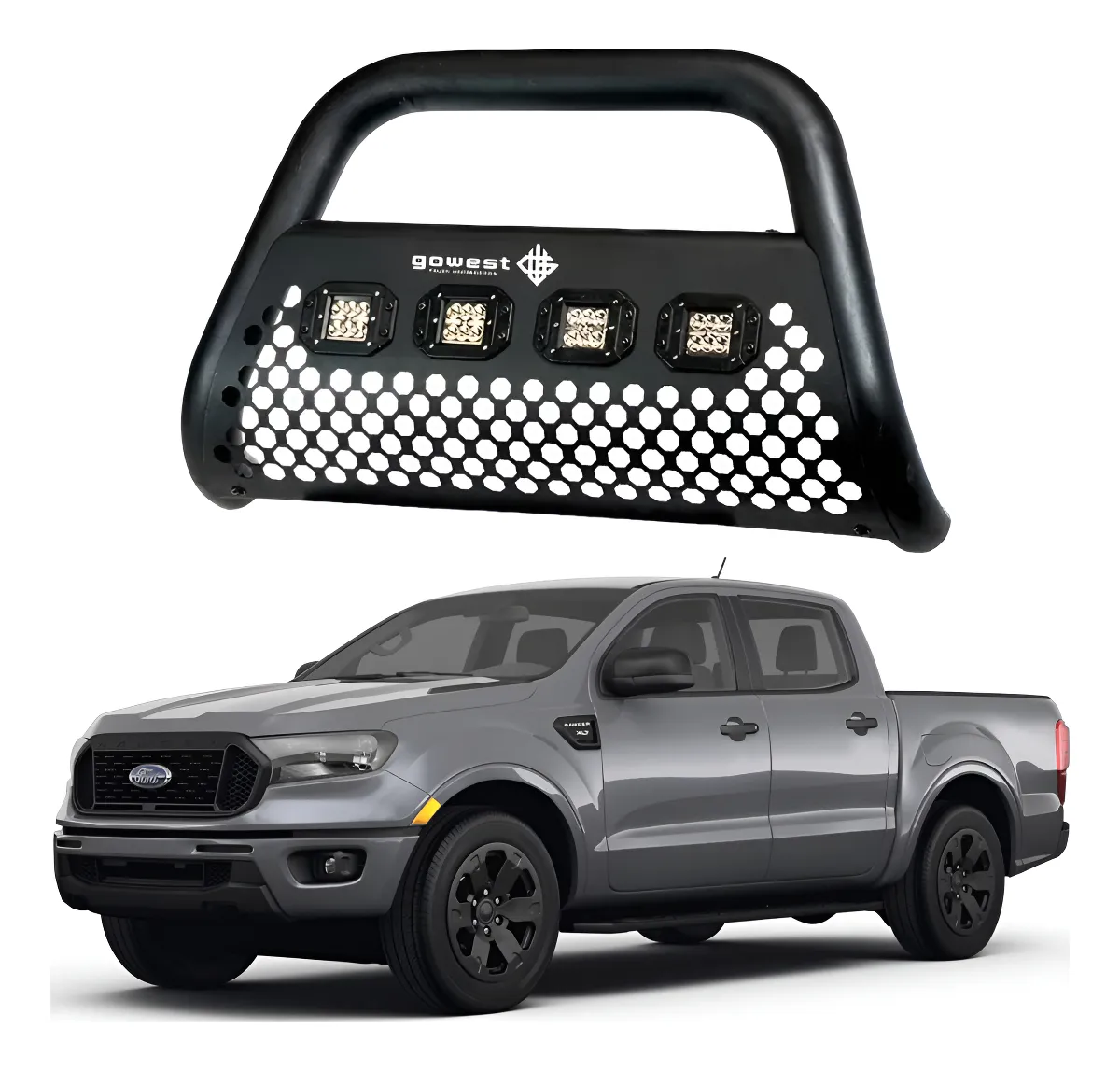 Burrera Tumbaburros Ultra Bar 4 Faros Ford Ranger 2013-2022 - Image 1