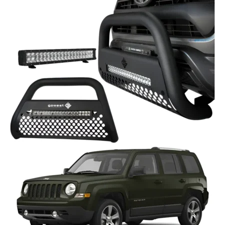 Combo Burrera Ultra Bar Jeep Liberty 2002 - 2004 + Barra Led