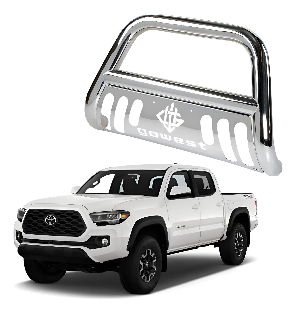 Burrera Protector Bar Cromada Toyota Tacoma 2016 - 2023 - Image 1